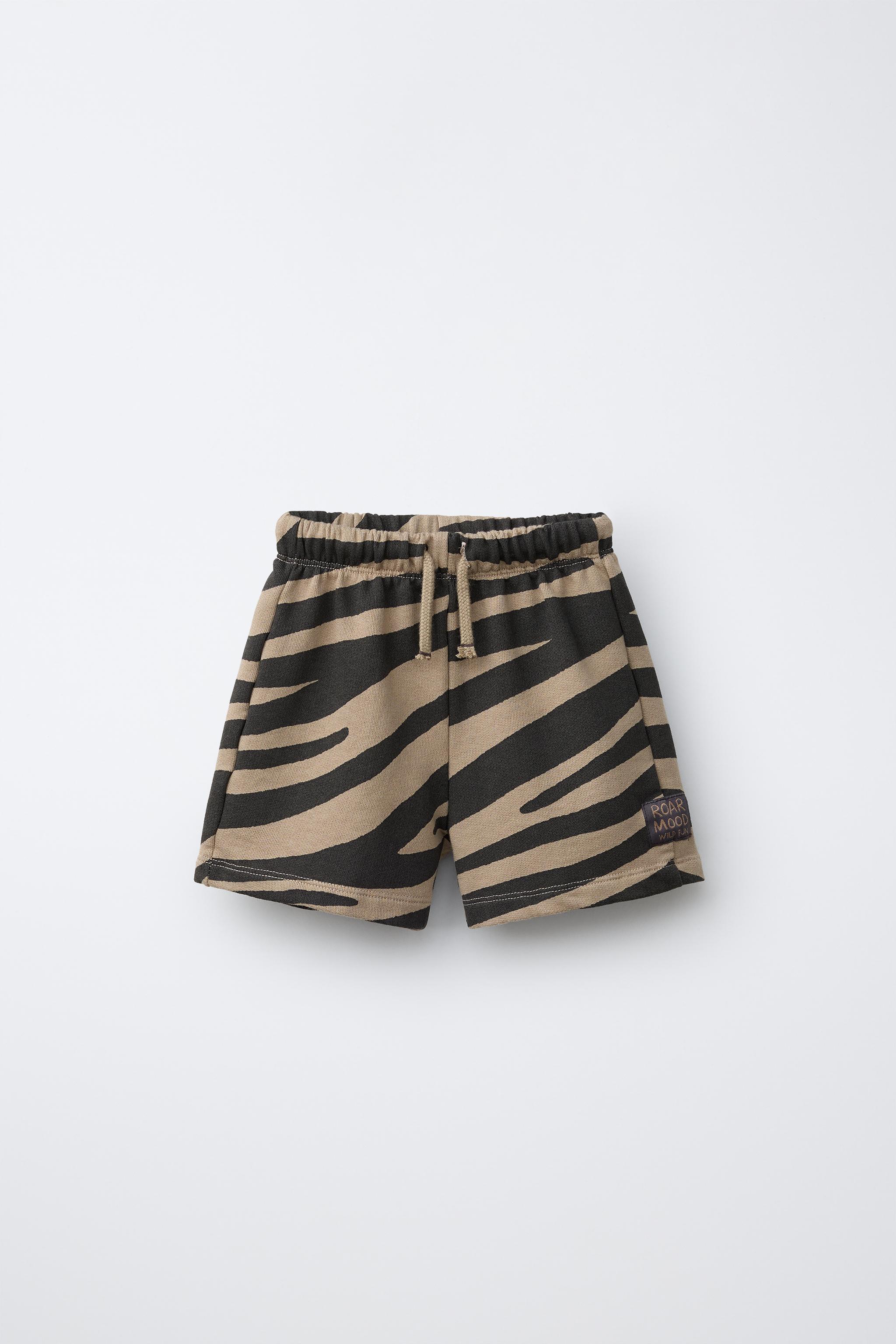 ANIMAL PRINT SHORTS